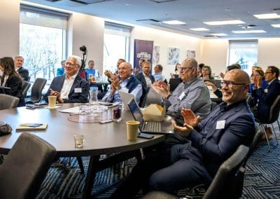 Business meeting with engaged participants.